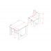 2-4 Age Crane Montessori Play, Study and Activity Table and Chair